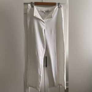 White Wide-Leg Pants